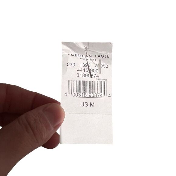 NWT! American eagle linen blend striped romper - Picture 4 of 10